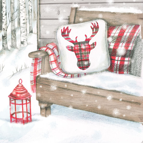 Collection de cartes de souhaits de Noël traditionnelles